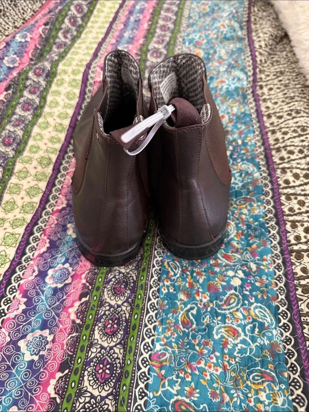 Ted Baker Brown Leather Chelsea-Style Chukka Boots